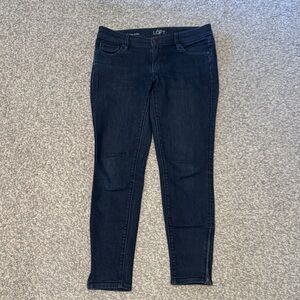 LOFT Women's Dark Blue Jeans